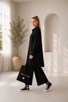 Kadın oversize gömlek pantolon ikili tesettür takım TG014
