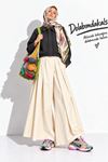 Kadın Kahverengi Ekose Desenli Fermuarlı Bomber Crop Ceket EFL038